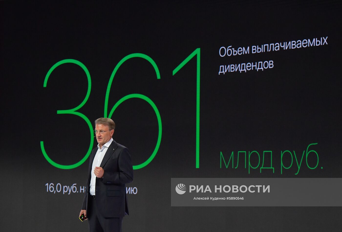 Годовое общее собрание акционеров Сбербанка по итогам 2018 года