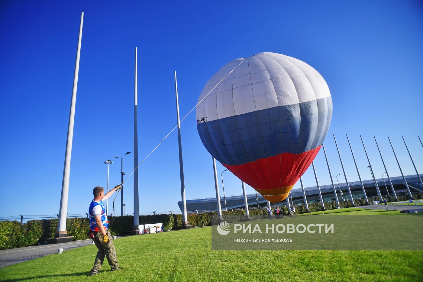 Фестиваль аэростатов, посвященный переходу на цифровое телевещание