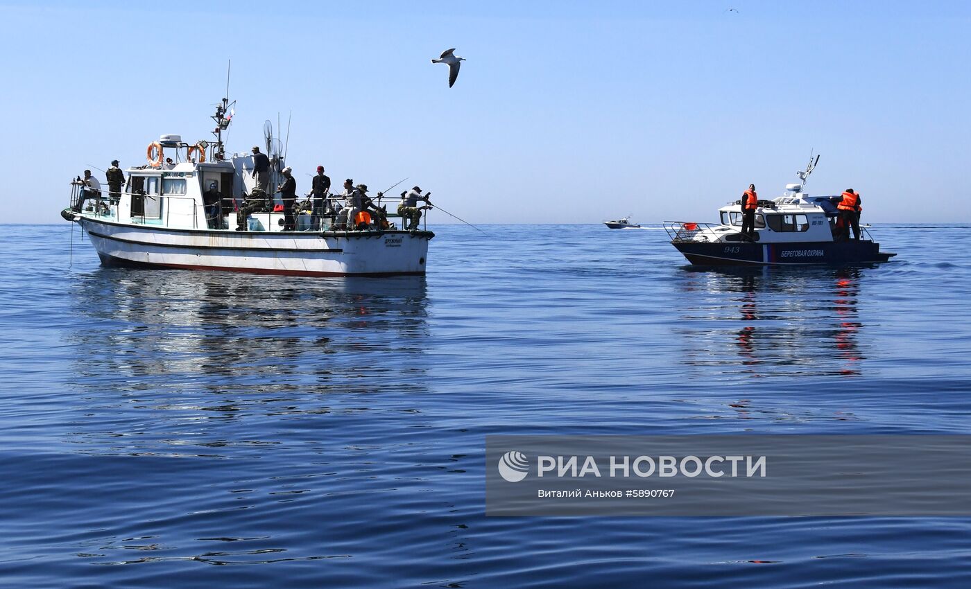 Рейд пограничников по поиску браконьеров в Уссурийском заливе