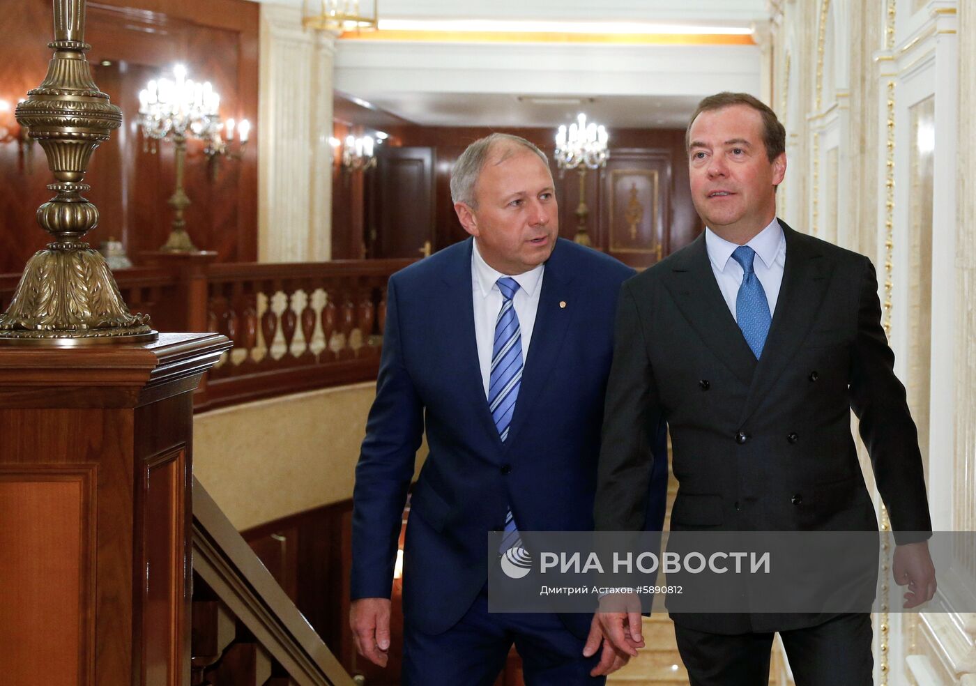 Премьер-министр РФ Д. Медведев встретился с премьер-министром Белоруссии