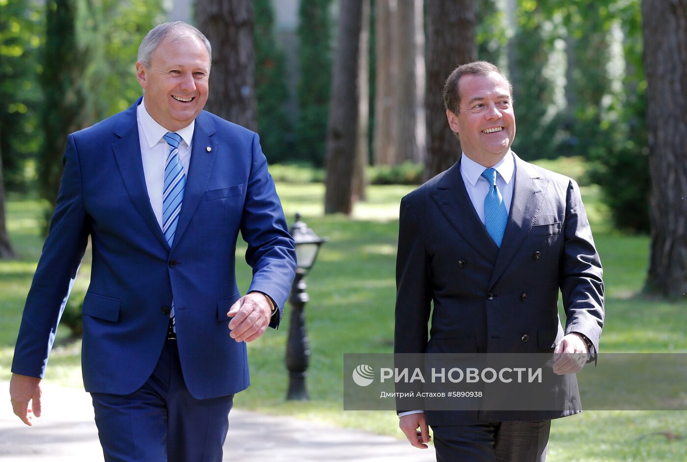 Премьер-министр РФ Д. Медведев встретился с премьер-министром Белоруссии