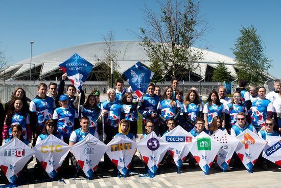 Запуск "цифровых змеев" в городах России