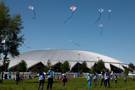 Запуск "цифровых змеев" в городах России