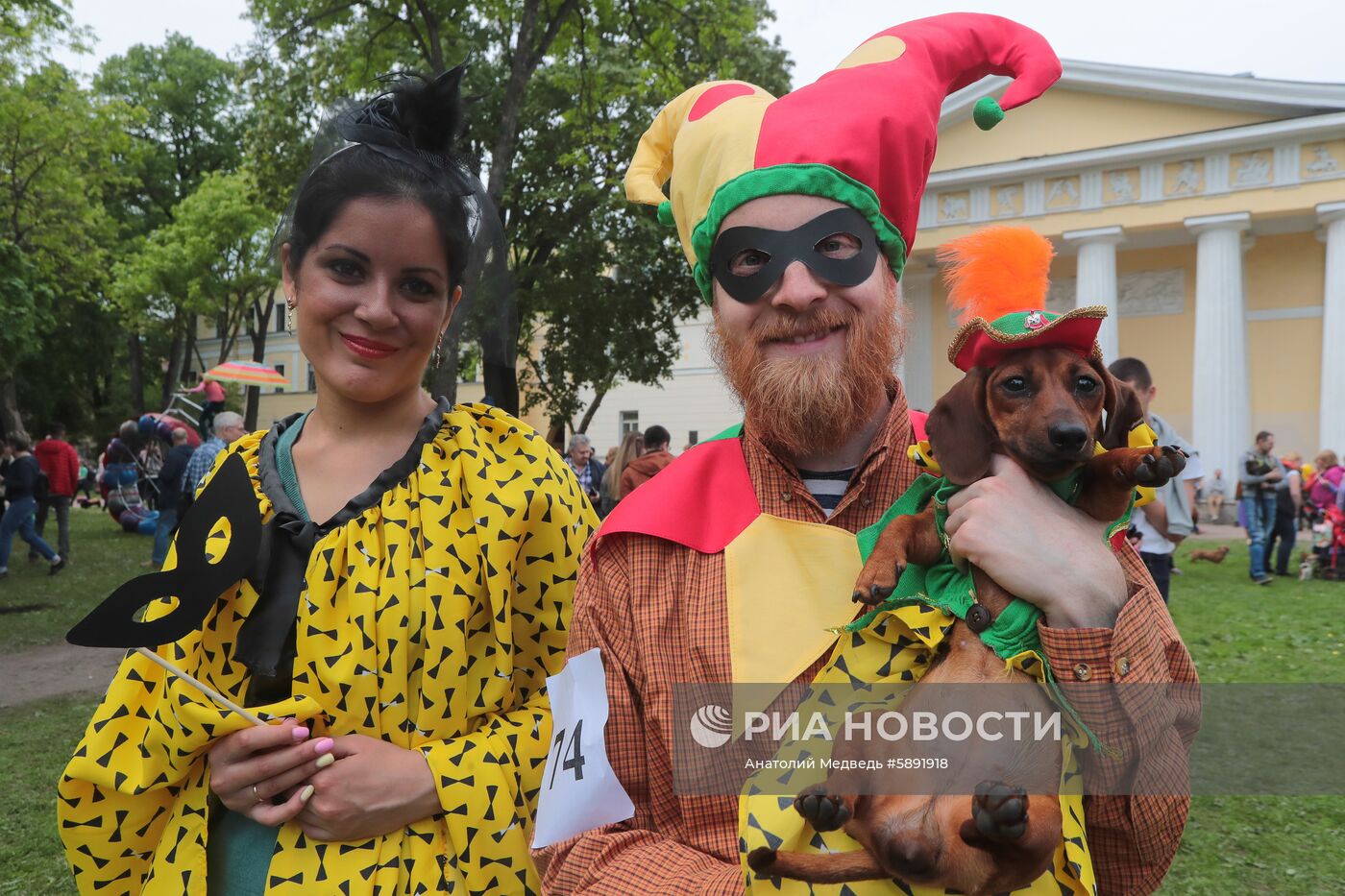 "Такс парад" в Санкт-Петербурге