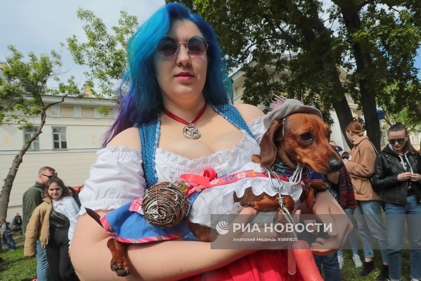 "Такс парад" в Санкт-Петербурге