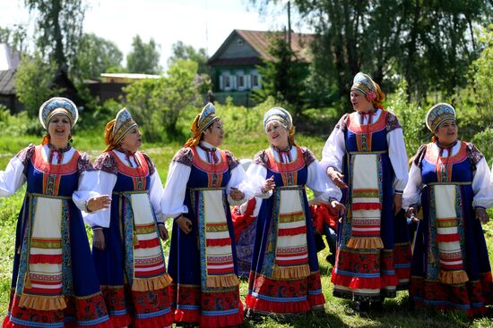 Русский народный праздник "Каравон" в Казани