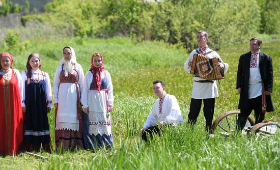 Русский народный праздник "Каравон" в Казани