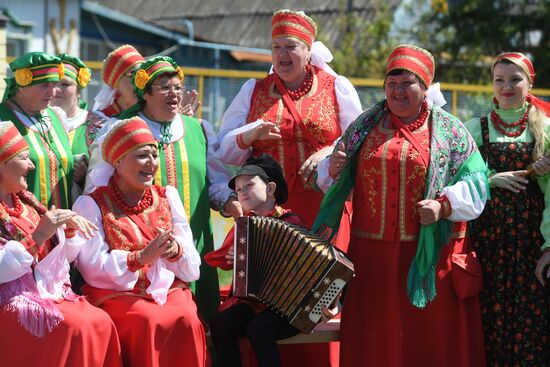 Русский народный праздник "Каравон" в Казани