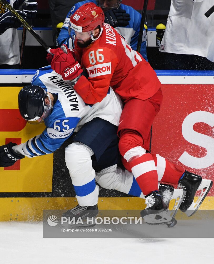 Хоккей. Чемпионат мира. Матч Россия - Финляндия