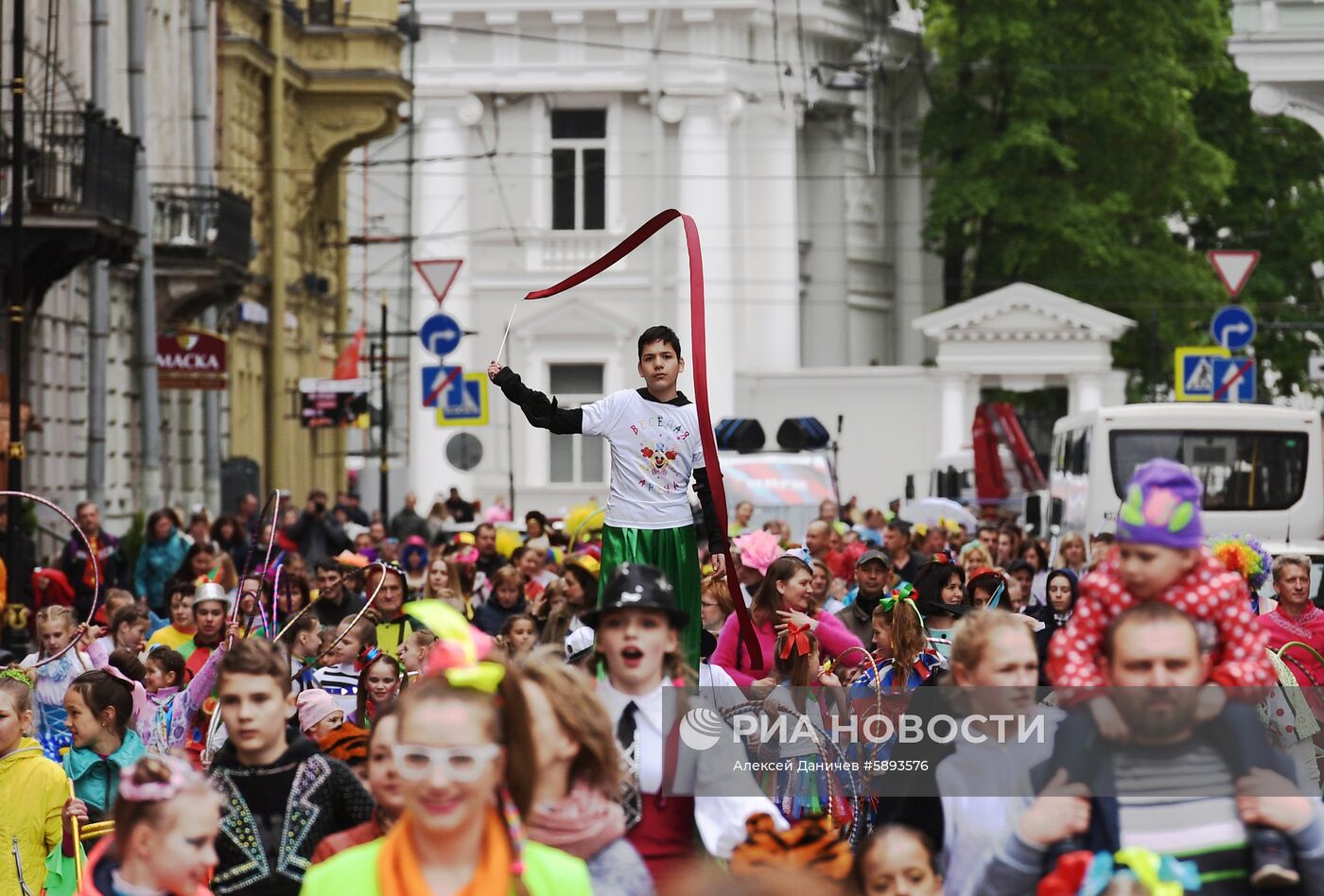 Цирковой парад в Санкт-Петербурге