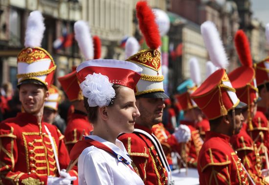 Цирковой парад в Санкт-Петербурге