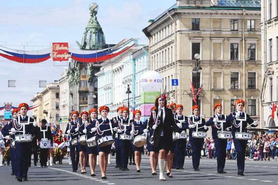 Цирковой парад в Санкт-Петербурге