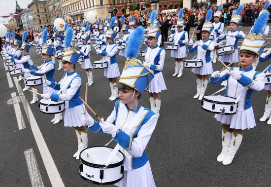 Цирковой парад в Санкт-Петербурге