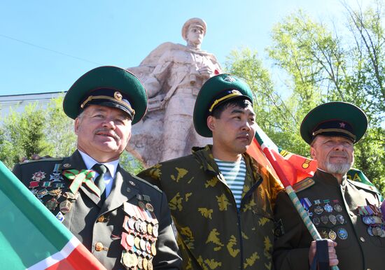 Празднование Дня пограничных войск в регионах России