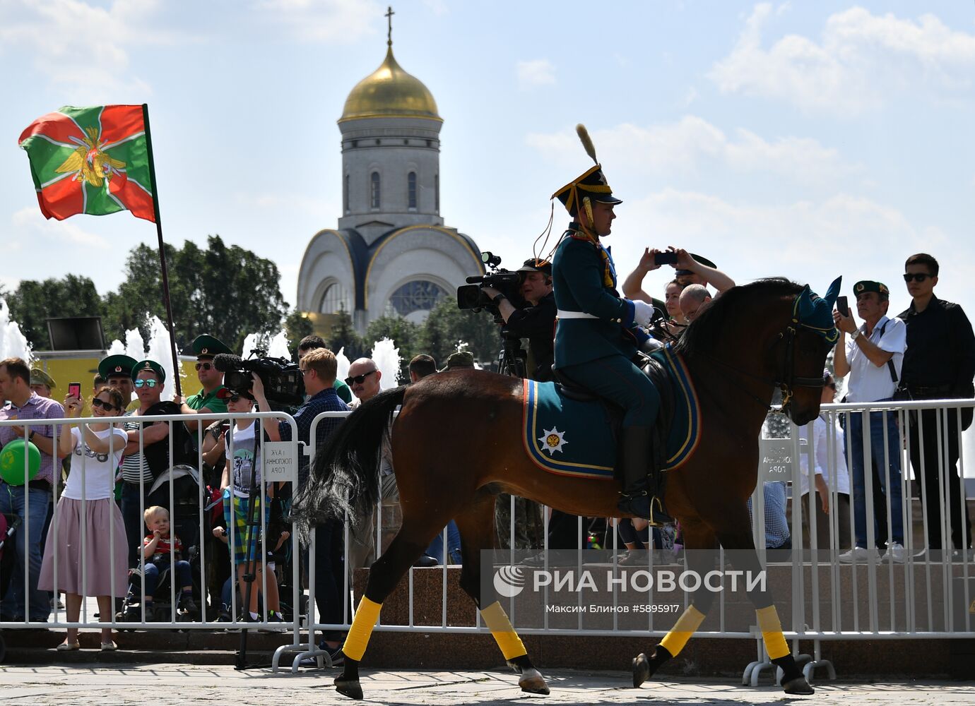 Показательные выступления президентского полка