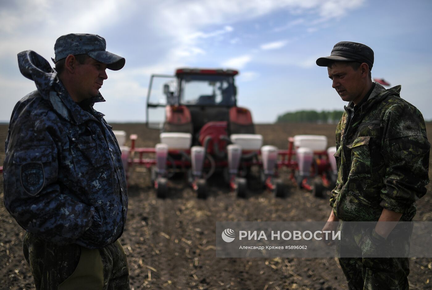 Посевная в Новосибирской области 