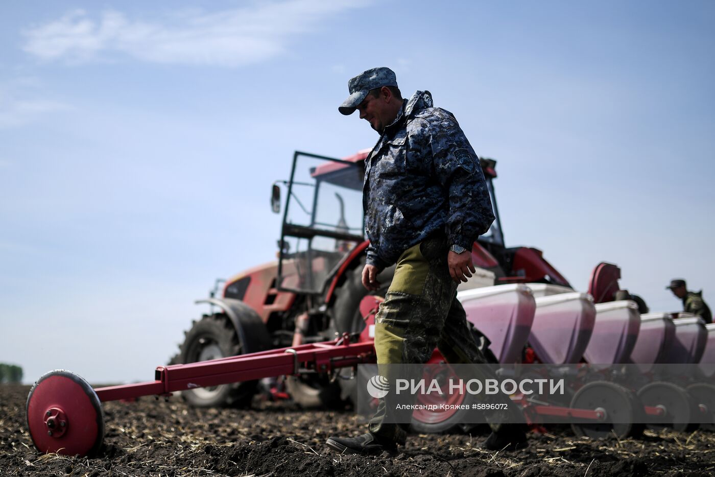 Посевная в Новосибирской области 