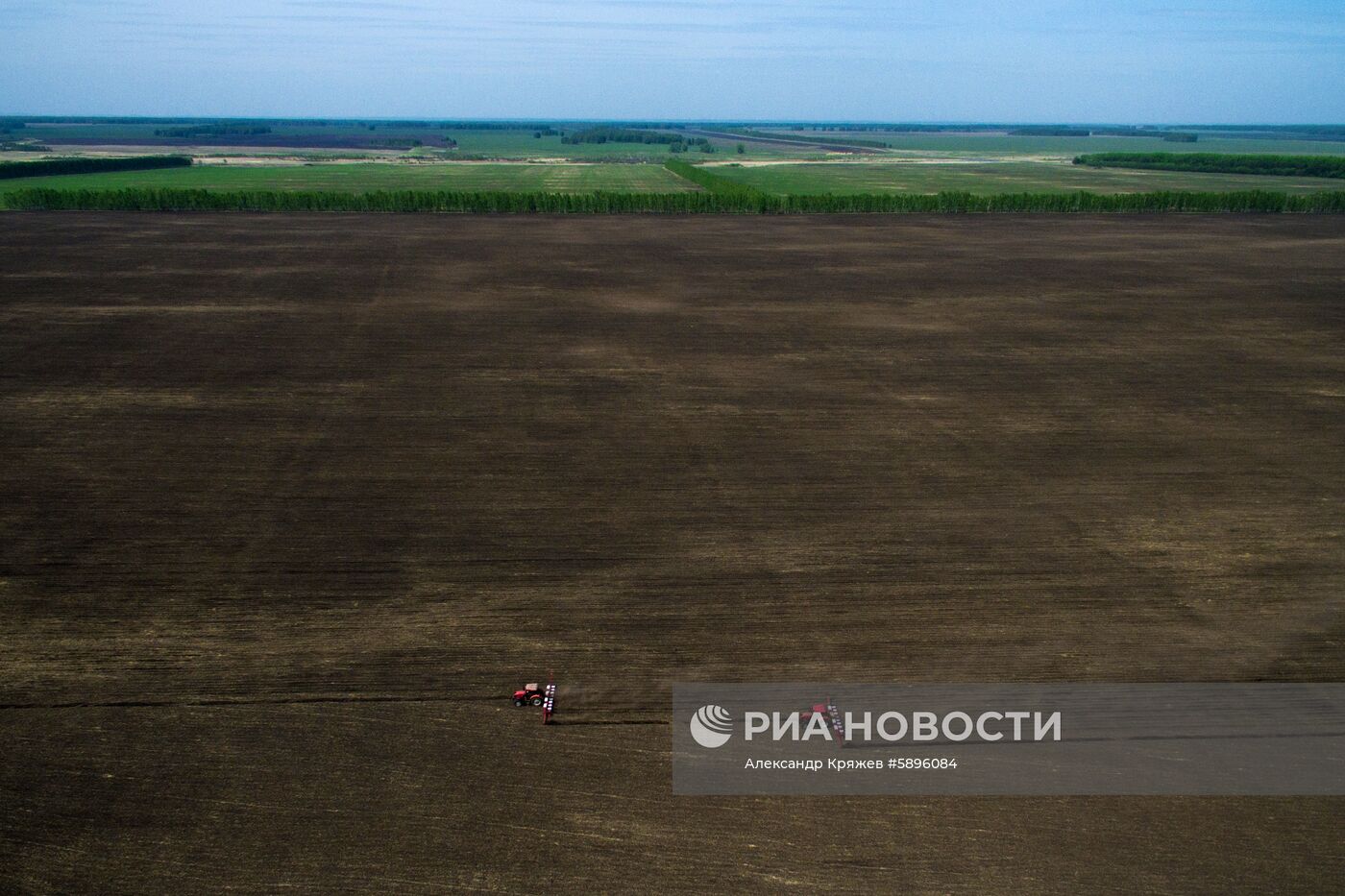 Посевная в Новосибирской области 