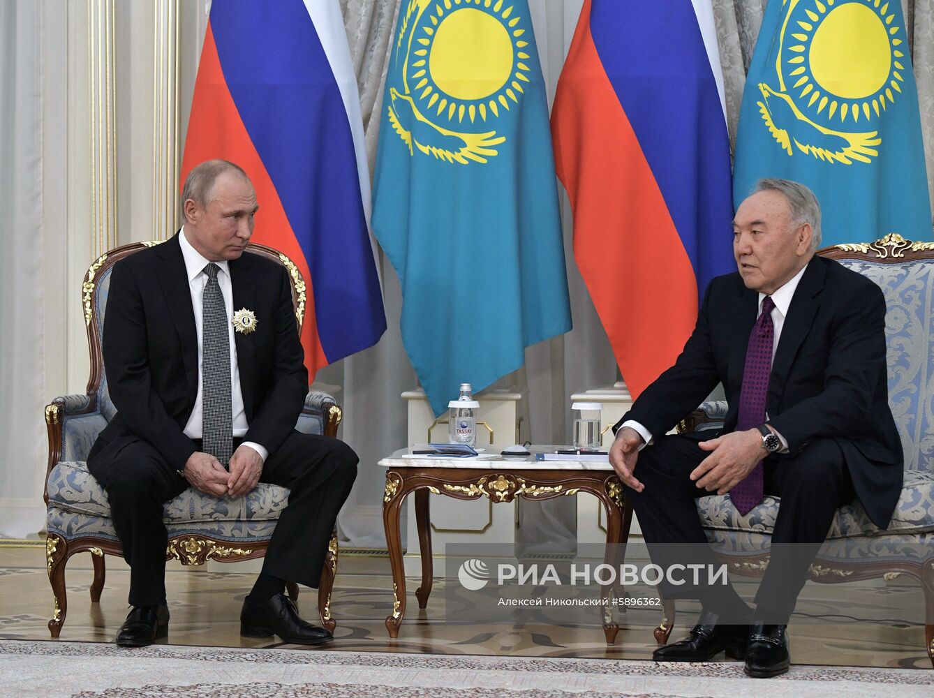 Визит президента РФ В. Путина в Казахстан