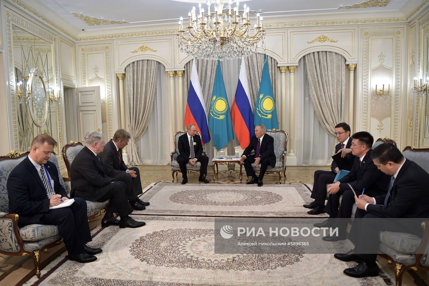 Визит президента РФ В. Путина в Казахстан