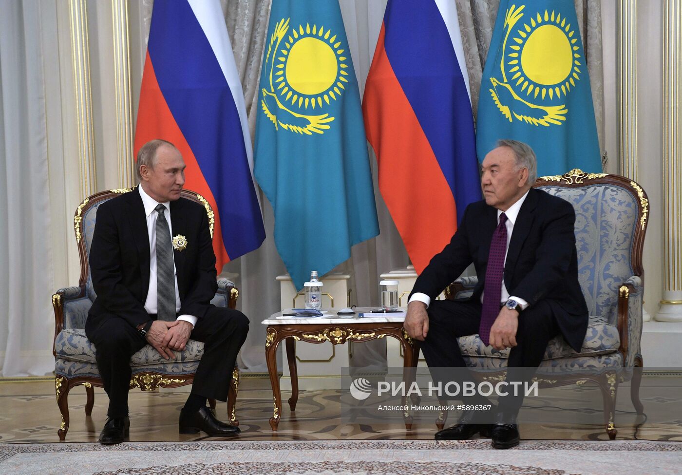 Визит президента РФ В. Путина в Казахстан