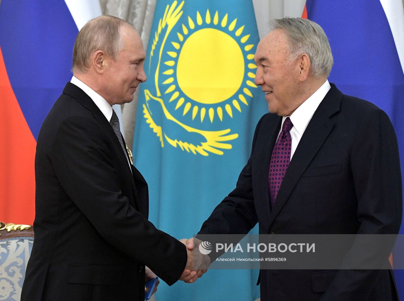 Визит президента РФ В. Путина в Казахстан