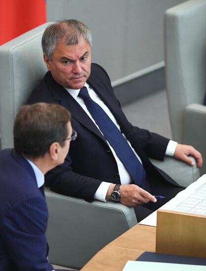 Пленарное заседание Госдумы РФ