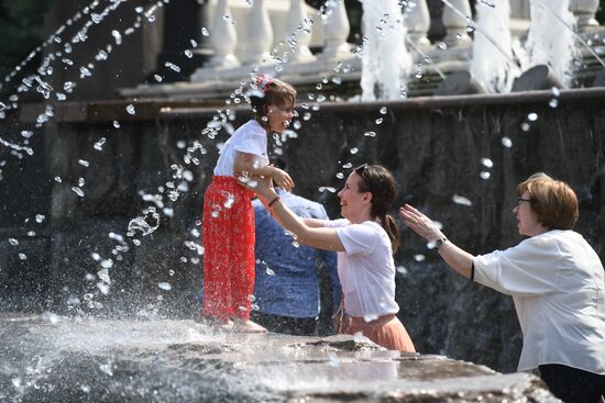 Жара в Москве