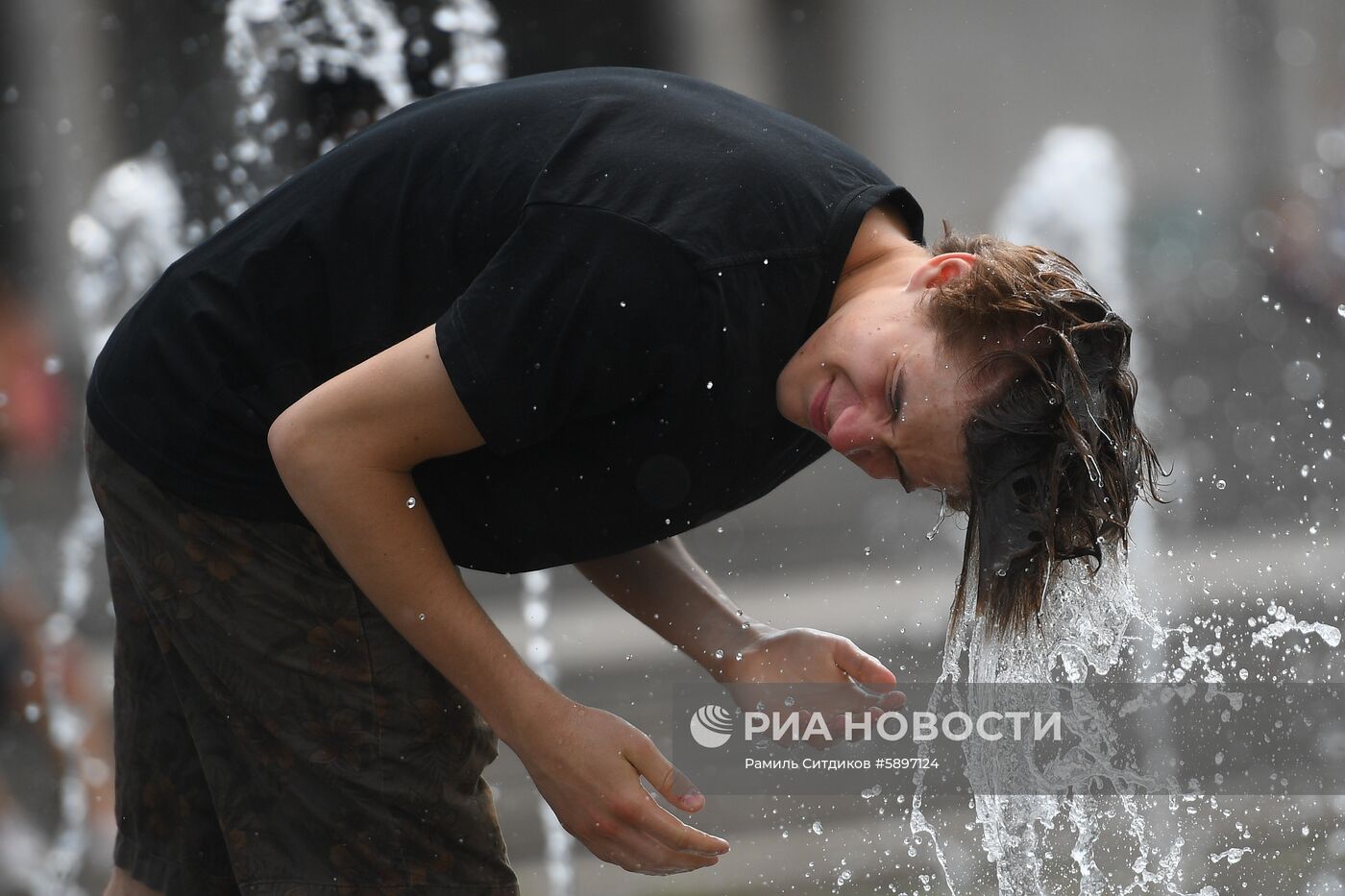 Жара в Москве
