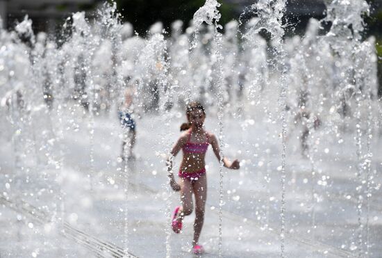 Жара в Москве