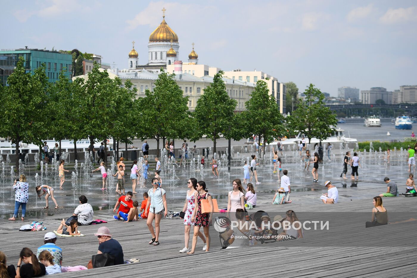 Жара в Москве