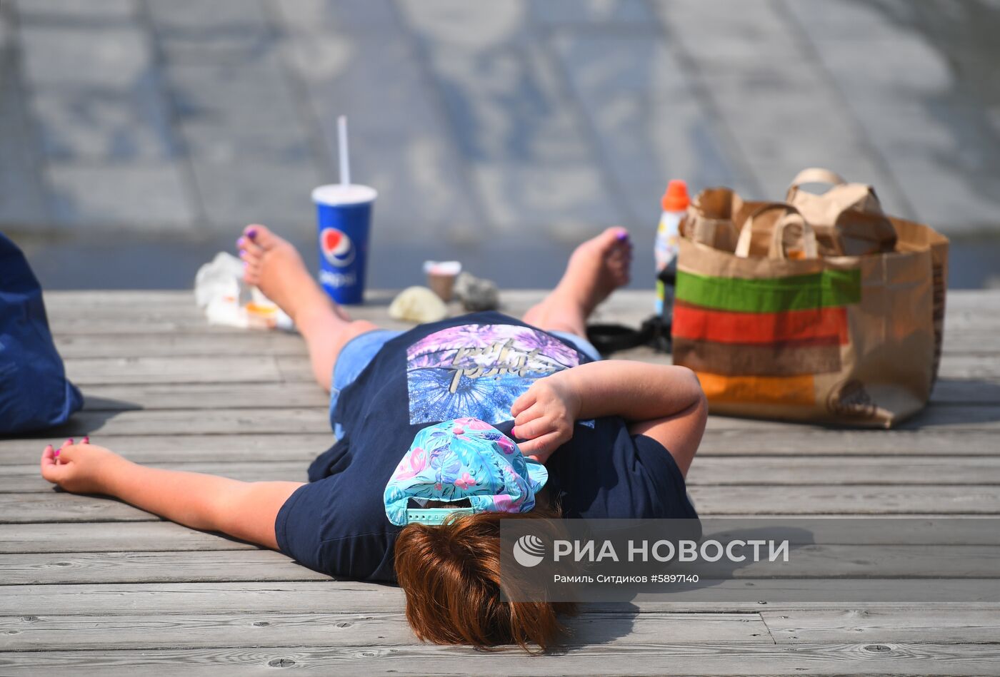 Жара в Москве