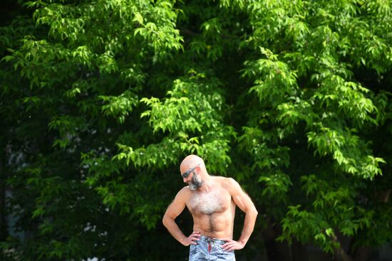 Жара в Москве