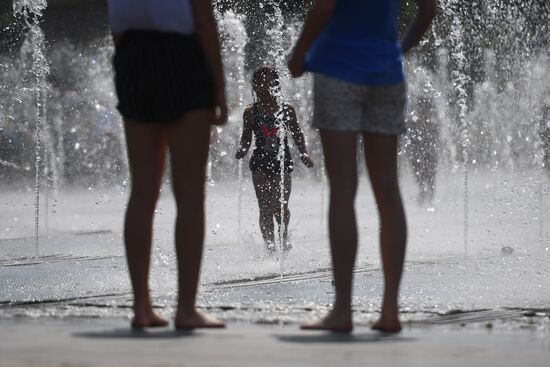 Жара в Москве