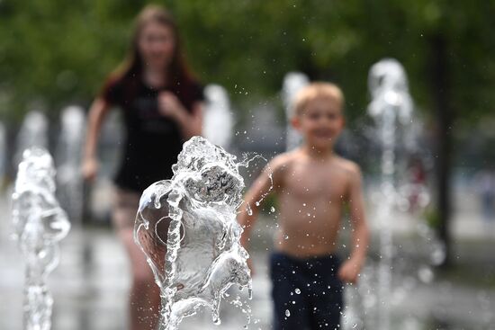 Жара в Москве