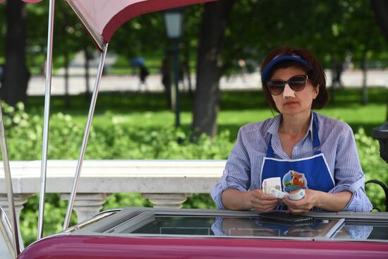 Жара в Москве