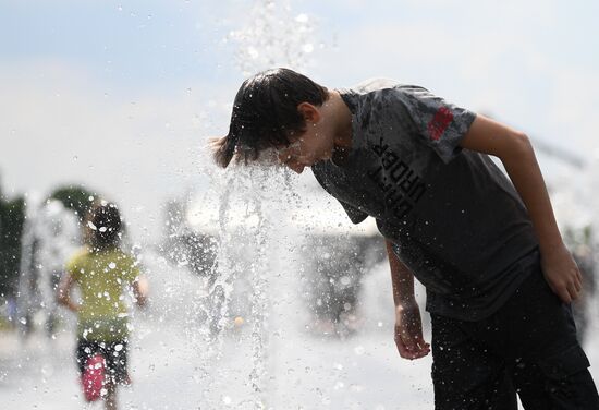 Жара в Москве