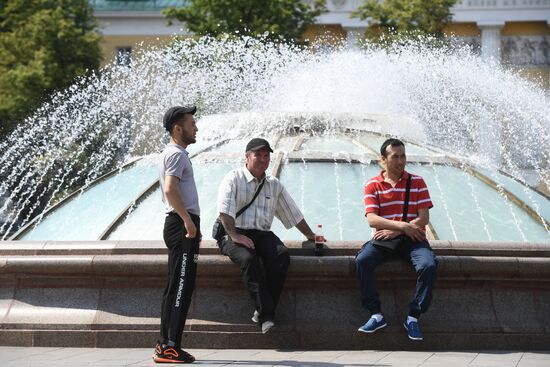 Жара в Москве