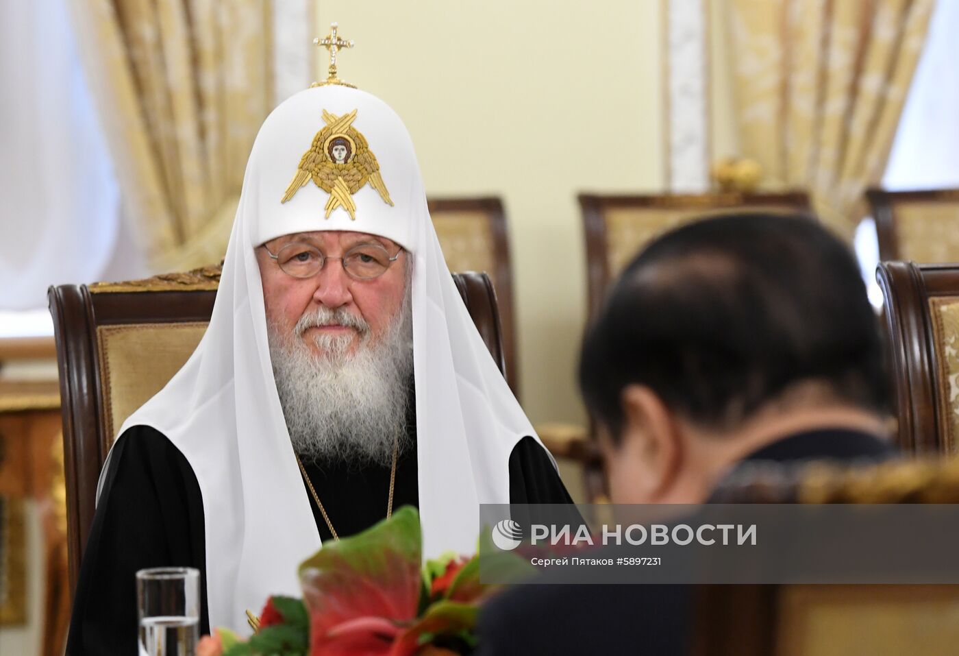 Встреча патриарха Кирилла с главой парламента Южной Кореи Мун Хи Саном