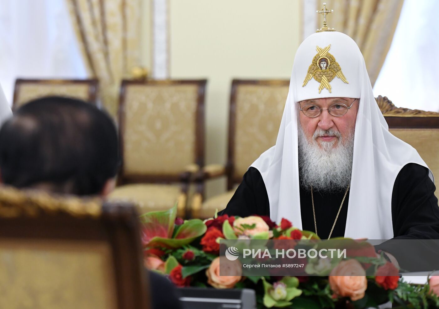 Встреча патриарха Кирилла с главой парламента Южной Кореи Мун Хи Саном