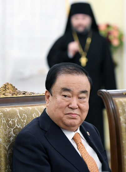 Встреча патриарха Кирилла с главой парламента Южной Кореи Мун Хи Саном