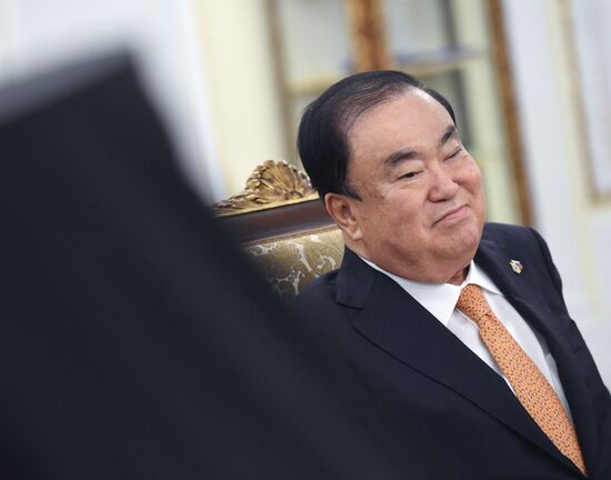 Встреча патриарха Кирилла с главой парламента Южной Кореи Мун Хи Саном