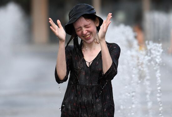 Жара в Москве