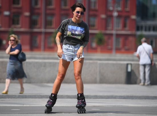 Жара в Москве