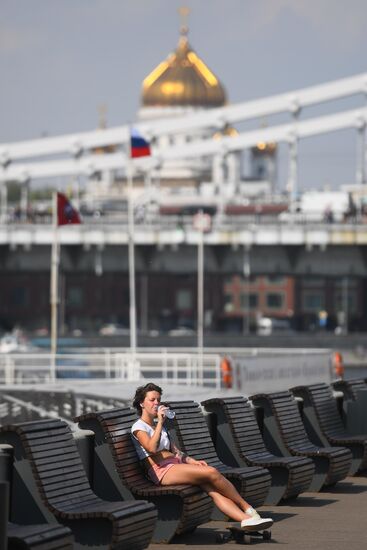 Жара в Москве