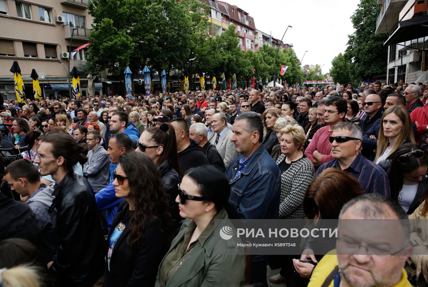 Акция против действий Приштины в Косово