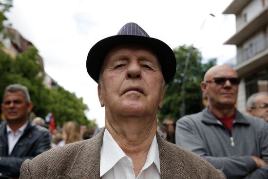 Акция против действий Приштины в Косово