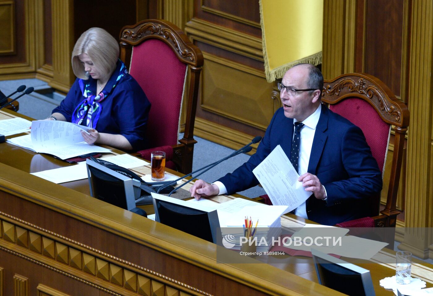 Заседание Верховной рады Украины