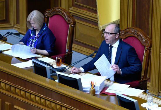 Заседание Верховной рады Украины