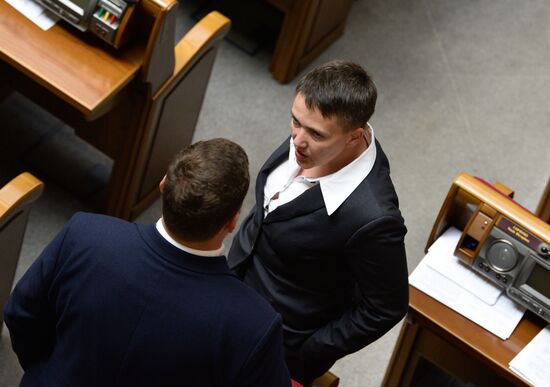 Заседание Верховной рады Украины